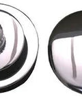 Top Shelf Chr Pull Conversion Kit For Seamless Toyota C H R Interior Door Handle Upgrade No Sweat Snap Job And Hella Genuine Premium Craftsmanship For Your Daily Driver Ride - chrome door pull parts, smooth finish, side view.