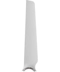 TriAire 64 Inch Indoor Outdoor Ceiling Fan Blades Set Of 3 Matte White Replacement Blades, single blade detail view