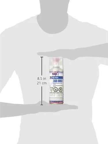 Spray Max USC 2K High Gloss Clearcoat Aerosol can, front view; silver can with purple label.