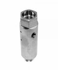 87K Stonecrafter waterjet mixing chamber, stainless steel, front view