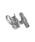 Universal Fit Chain Link Fence Rolling Sliding Gate Track Bracket With Galvanized Steel Coating For 1 7/8 To 2 7/8 Inch Fence Gate Posts