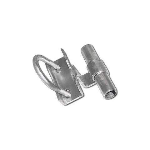 Universal Fit Chain Link Fence Rolling Sliding Gate Track Bracket With Galvanized Steel Coating For 1 7/8 To 2 7/8 Inch Fence Gate Posts