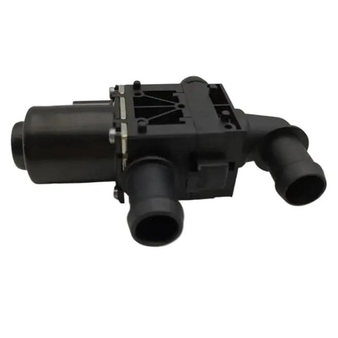 Heavy Duty Heater Control Valve Coolant Solenoid For Fiat 500E 2014 2019 Electric Vehicle Regulator showing black plastic design.