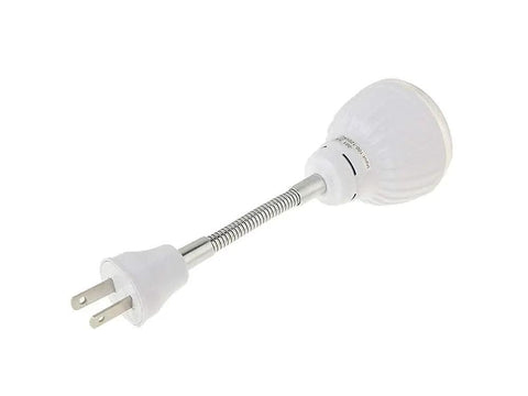 Motion Activated LED Night Light For Plug In Outlet White With Photocell Sensor Auto On In Darkness Energy Saving Light Lasts 30 To 40 Seconds