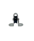Marine Boat 1/4 Inch Surface Mount Pulley Block With Nylon Sheave And Stainless Steel T304 front view, durable rigging hardware