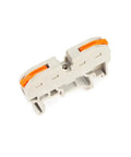 Plug In DIN Rail Terminal Blocks For Easy Screwless Wire Insertion Universal Compact Connector Set Designed For 35mm DIN Rails 40 Channel Capacity
