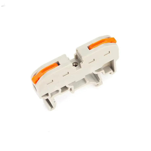 Plug In DIN Rail Terminal Blocks For Easy Screwless Wire Insertion Universal Compact Connector Set Designed For 35mm DIN Rails 40 Channel Capacity