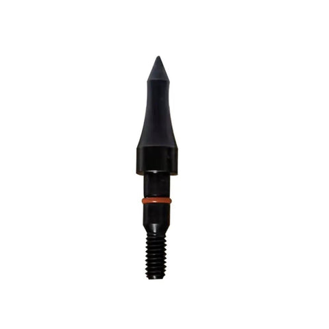 Single 100 Grain 5-16 Inch Steel Screw-In Field Point for Archery with CNC machined precision