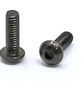 Two screws from 100 Pcs M2.5 X 8mm Hex Socket Button Head Cap Screws Kit In Black Oxide Finish, Alloy Steel 10.9 Grade