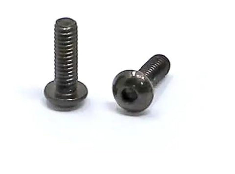 Two screws from 100 Pcs M2.5 X 8mm Hex Socket Button Head Cap Screws Kit In Black Oxide Finish, Alloy Steel 10.9 Grade