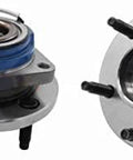 Front wheel hub bearing assembly single unit for left or right (driver or passenger side) OE-fit replacement with sensor-compatible connector