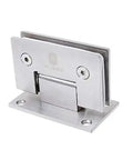 Zero Hassle Heavy Duty Self Closing Shower Door Hinge For Toughened Glass Bathroom Hardware, wall mount, stainless steel.
