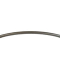 Black Refrigerator Freezer Door Handle Replacement For DA97-12712D OEM Part Direct Fit shown in curved metal design