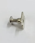 Durable Zinc Plated Alloy R Clips With Nickel Plated Screws Nuts And Rubber Gaskets for helmet repair close-up view.