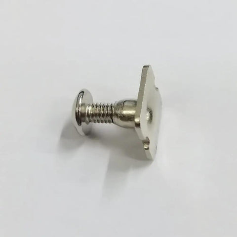 Durable Zinc Plated Alloy R Clips With Nickel Plated Screws Nuts And Rubber Gaskets for helmet repair close-up view.