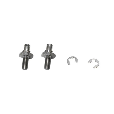 Slick Plug And Play Rear Tailgate Slow Close Damper For 1995 To 2004 Toyota Tacoma metal bolts and clips for installation.
