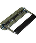 RH-0532F-A Spring Loaded Surface Mount Handle With Rubber Grip In Bright Zinc Finish