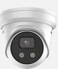 8MP Turret Network Cam With 2.8mm Lens Low Light Ready PoE IP67 Weatherproof H265 Plus 120 dB True WDR DarkFighter Imaging
