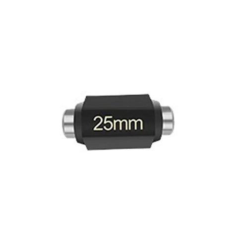 Outside Micrometer Calibration Block 25mm 1 Inch Stainless Steel Pro Grade Caliper Rod, cylindrical with 25mm marking visible.