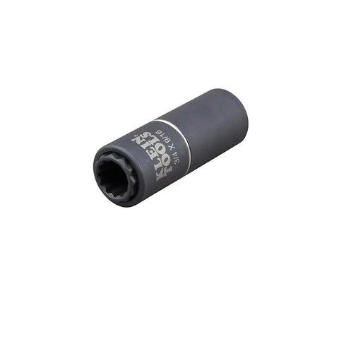 All In One Impact Socket With Three Quarter Inch And Nine Sixteenth Inch Hex Sizing Deep Twelve Point Socket One Half Inch Drive High Torque Design