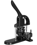 VEVOR button maker machine with ergonomic lever and die assembly on black base