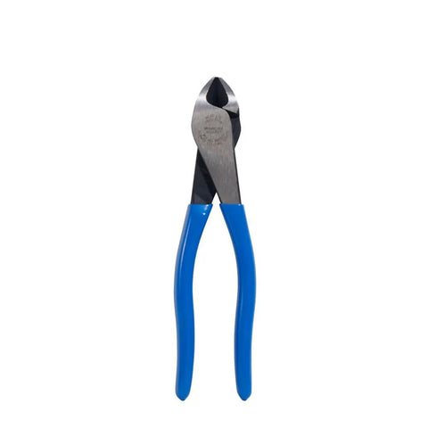 Beefy Heavy Duty Diagonal Cutting Pliers With Angled Head For Tight Cuts On ACSR Screws Nails And Hardened Wire, 8 Inch, Made In USA