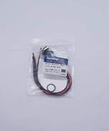 Packaged 16mm Raised Speaker Horn Momentary Push Button Switch With 12V Blue LED Light Black Stainless Steel Shell 1NO 1NC SPDT Prewired