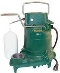 No Nonsense Heavy Duty Sump Pump With Stainless Guard And Oil Fed Cast Iron Bearings For Basement Dewatering And Wastewater Handling Built Like A Tank Ready To Roll with float switch.