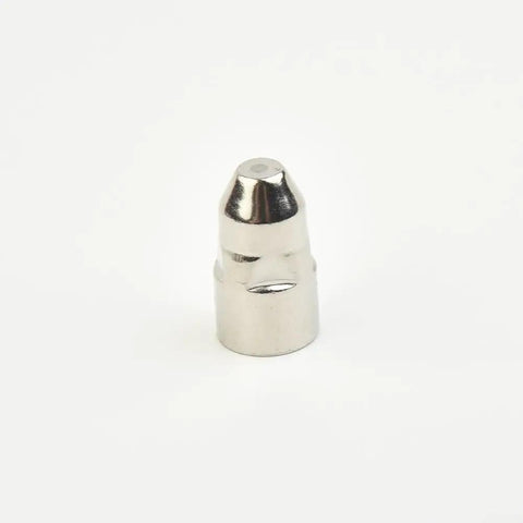 Premium Plasma Cutter Consumables Kit For P80 With Hafnium Electrodes And Copper Nozzles. Close-up of copper nozzle.