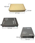 Usb 2.0 PCMCIA Card Reader for ATA PC Card And Flash Drive Gray Usb Card Adapter dimensions and packaging.