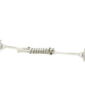 Fencing Epee Body Cord 1.6m Transparent Replacement Wire With Metal Connectors for fencing equipment repair, durable coil design