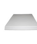 White PTFE Plastic Sheet 500x500x0.5mm Heavy Duty Pro Grade Plate for electrical insulation and low friction applications