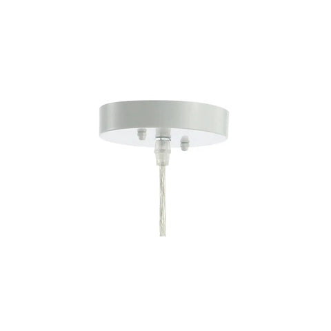 15.7 Inch White Modern Bohemian Woven LED Pendant Light With Adjustable Hanging Ceiling Lamp For Kitchen Island And Dining Room, Paper Wicker Shade, Bulb Included, Sleek And Lit