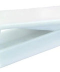 Squared Baggage Door Catch White Pack Of Two Includes Mounting Screws For Easy RV Or Trailer Use Mount Above Or Beside Doors Lays Flat