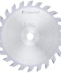 Pro Grade One Quarter Inch Shank Groover Bit, Eight Inch Length, Twenty Four Tooth Cutter, Five Eighths Inch Bore For Cabinets