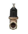 Zurn Wilkins NR3XL 1-in pressure reducing valve, copper sweat connection, double union, front view.