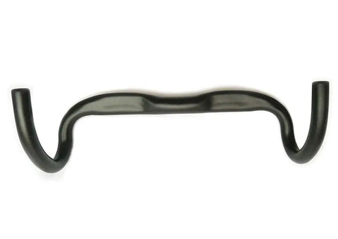 31.8mm Drop Handlebar 420mm Aluminum Alloy 7075 Road And BMX Bike Bar Black Lightweight 3mm Wall 23.8mm Outer Diameter 31.8mm Clamp 40mm Width Built Tough For Roadies And BMX Riders
