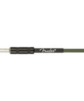 Close-up of the cable from Frontman 10G 10 Watt Guitar Amplifier Bundle With 13 Foot Straight Instrument Cable Drab Green And Joe Strummer Cable
