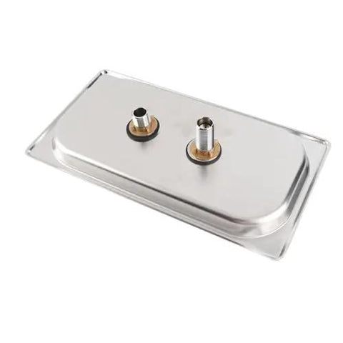 Heavy Duty 304 Stainless Steel Glass Rinser And Pitcher Washer Boasting Slick High Pressure Spray And Zero Sweat Drain Drip Tray Hose component.