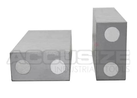 1 Inch By 2 Inch By 4 Inch Magnetic Chuck Parallels Set One Pair For Magnetic Chucks Aluminum Cast Blocks Nonmagnetized