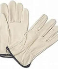 12 Pair 2X Large Leather Work Gloves For Heavy Duty Hand Protection On Any Job Site Split Cowhide With Keystone Thumb Cotton Hem Elastic Back