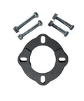 Top Tier Exhaust Flange Repair Kit For Jeep Wrangler Jk And Jku 2012 To 2018 includes black gasket and bolts for secure installation.