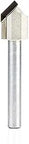 PCD 90 Degree V Grooving Cutter With 1/4 Inch Shank DRB-418 Industrial Grade For CNC Machining Cabinetmaking and Woodworking Pros