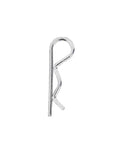 Top Tier R Shaped Cotter Pins 150 Pack Carbon Steel Spring Fasteners durable pin design for securing machinery bolts and nuts.