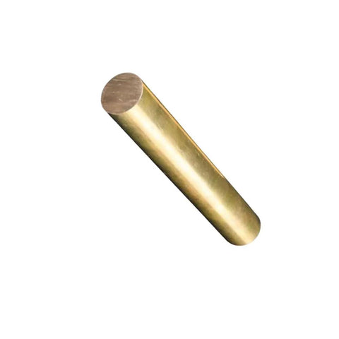 Round Brass Bar 5mm Diameter By 150mm To 450mm Length, Non Magnetic Solid Brass Rod For DIY Projects, High Ductility, Smooth Finish, Easy Welding, Great For Crafting, Prototyping And Small Metal Fabrication. angled solid brass rod