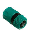 Quick Swap Female Hose Connectors Solid Snap On Design Stop Valve System Hella Durable Green 12Mm Bore Pipe Fittings close-up.