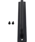 Aluminum Alloy Sliding Door Handle Pull Push Barn Door Hardware For Interior And Exterior Wood Glass Aluminum Closet Doors Fence Gates And Shed Doors Brushed Finish 212 x 25 mm, shown front view with screws