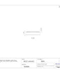 Technical drawing of Tapered Roller Bearing Inner Race Cone, Steel, 2.8750 Inch Inner Diameter, 1.188 Inch Cone Width