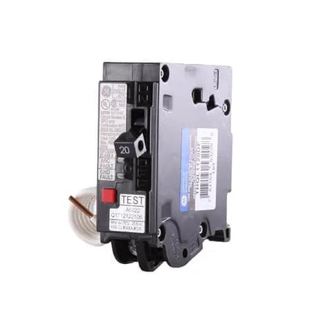 THQL1120DF Single Unit 20 Amp 1-Pole Dual Function AFCI/GFCI Plug-In Circuit Breaker 120 VAC 10 kAIC Q-Line Frame