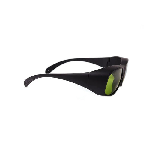 Side view of Infrared Laser Safety Glasses 755nm 808nm 1064nm for YAG Lasers OD5 Plus Pro Grade Shield, 740-1100nm Range, lightweight design